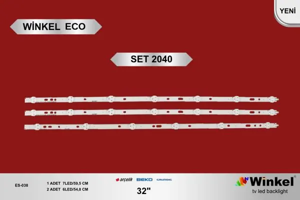 Arçelik 32 inç TV LED bar takımı Winkel Eco SET 2040