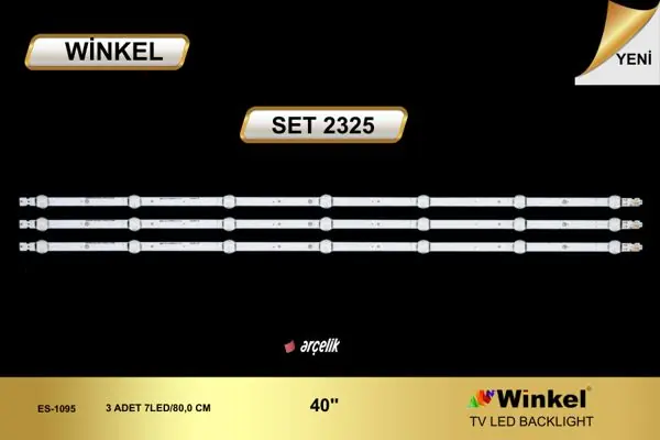 Arçelik 40 inç TV LED bar takımı Winkel SET 2325
