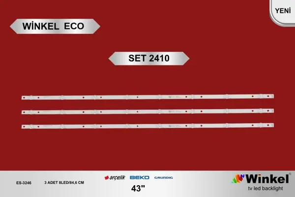 Arçelik 43 inç TV LED bar takımı Winkel Eco SET 2410
