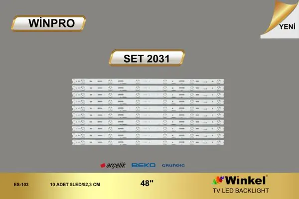 Arçelik 48 inç TV LED bar takımı Winpro SET 2031