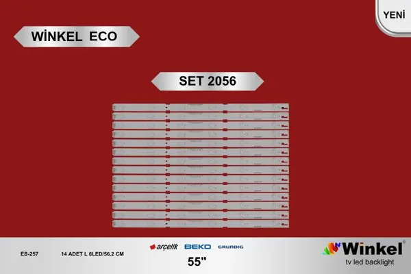 Arçelik 55 inç TV LED bar takımı Winkel Eco SET 2056