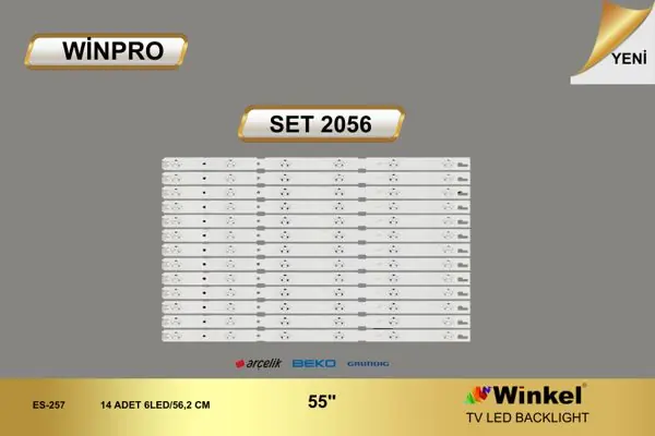 Arçelik 55 inç TV LED bar takımı Winpro SET 2056