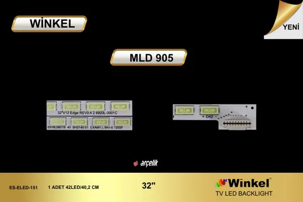 Arçelik inç TV LED bar takımı Winkel MLD 905