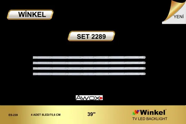 Awox 39 inç TV LED bar takımı Winkel SET 2289
