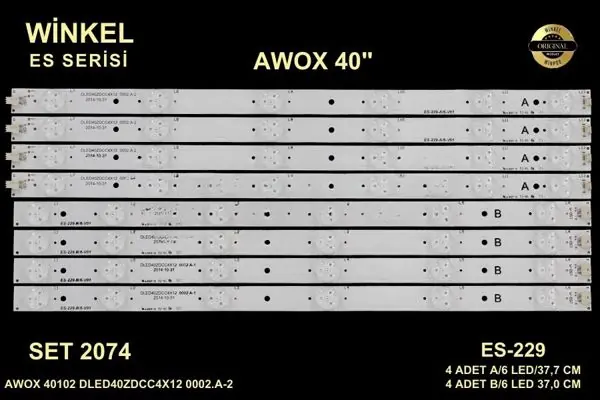 Awox 40 inç TV LED bar takımı Winkel SET 2074