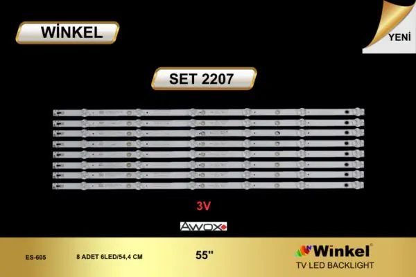 Awox 55 inç TV LED bar takımı Winkel SET 2207