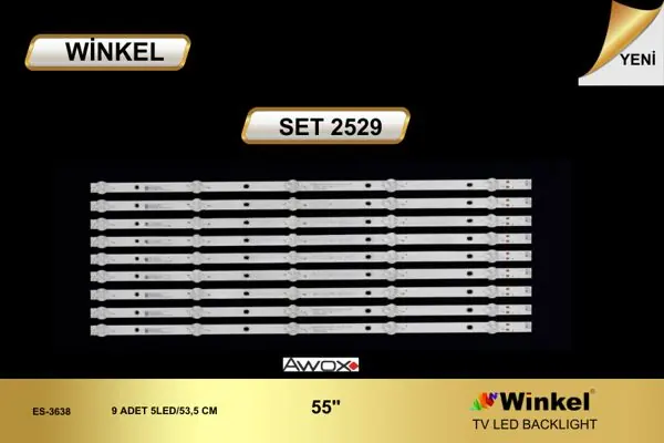 Awox 55 inç TV LED bar takımı Winkel SET 2529