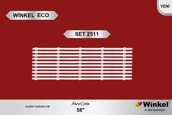 Awox 58 inç TV LED bar takımı Winkel Eco SET 2511