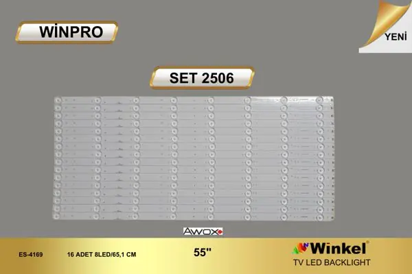 Awox 65 inç TV LED bar takımı Winpro SET 2506