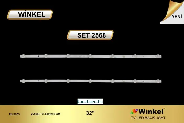 Botech 32 inç TV LED bar takımı Winkel SET 2568