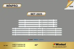 Arçelik 43 inç LED bar takımı Winpro SET 2223