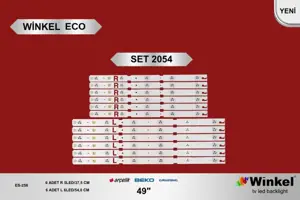 Arçelik 49 inç LED bar takımı Winkel Eco SET 2054
