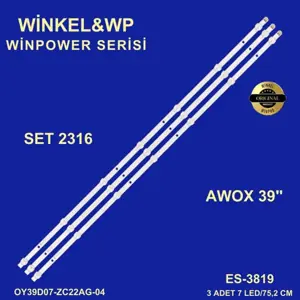 Awox 39 inç LED bar takımı Winkel&WP 2316-2570
