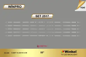 Dijitsu 55 inç LED bar takımı Winpro SET 2517