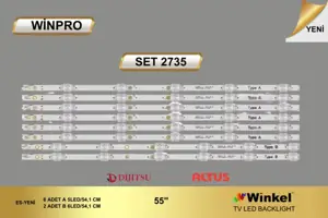 Dijitsu 55 inç LED bar takımı Winpro SET 2735