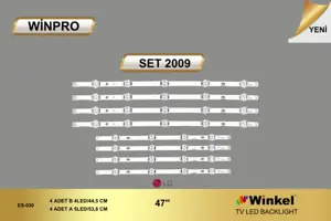 LG 47 inç LED bar takımı Winpro SET 2009