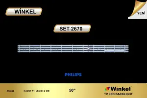 Philips 50 inç LED bar takımı Winkel SET 2670