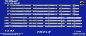 Samsung 58 inç LED bar takımı Winkel&WP 2475