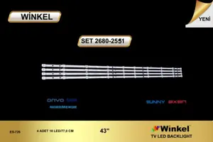 Sunny 43 inç LED bar takımı Winkel SET 2680-2551