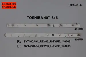 Toshiba 40 inç LED bar takımı Winkel SET 2397
