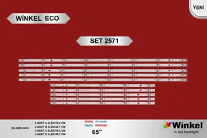 Vestel 65 inç LED bar takımı Winkel Eco SET 2571