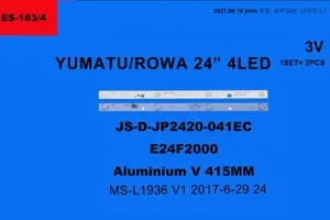 Yumatu 24 inç LED bar takımı Winkel SET 2362