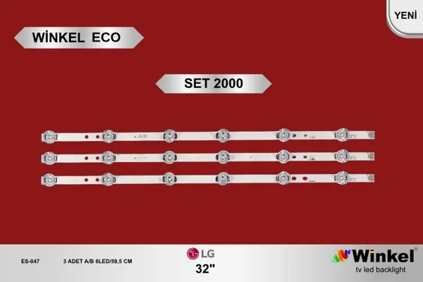 LG 32 inç TV LED bar takımı Winkel Eco SET 2000
