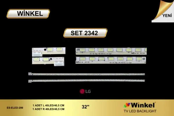 LG 32 inç TV LED bar takımı Winkel SET 2342