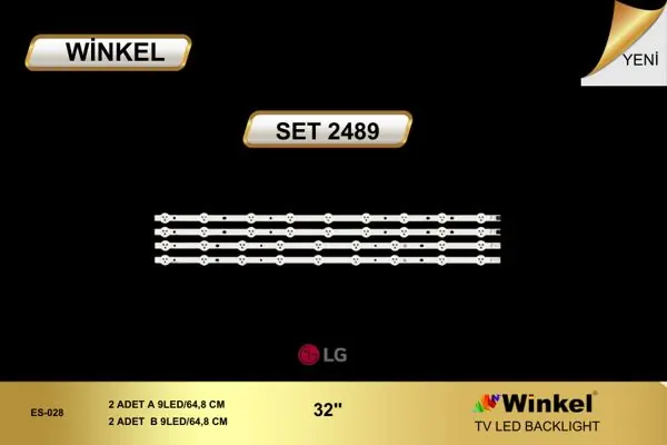 LG 32 inç TV LED bar takımı Winkel SET 2489