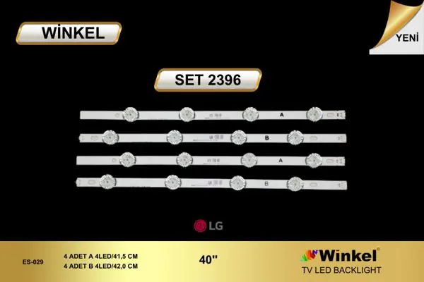 LG 40 inç TV LED bar takımı Winkel SET 2396