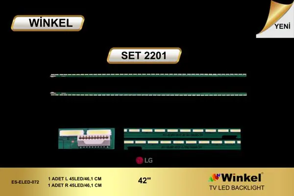 LG 42 inç TV LED bar takımı Winkel SET 2201