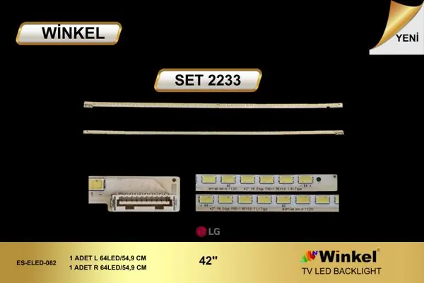 LG 42 inç TV LED bar takımı Winkel SET 2233