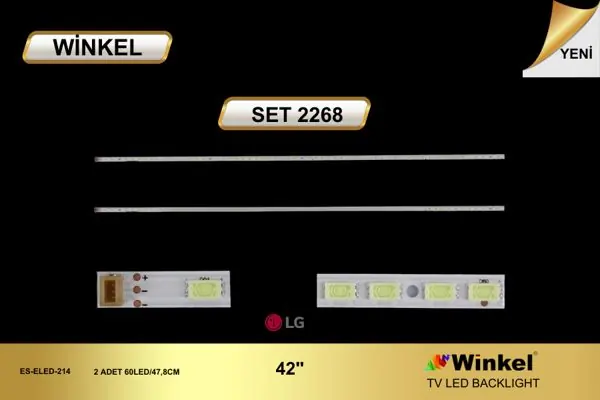 LG 42 inç TV LED bar takımı Winkel SET 2268