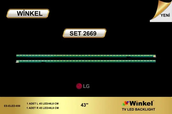 LG 43 inç TV LED bar takımı Winkel SET 2669
