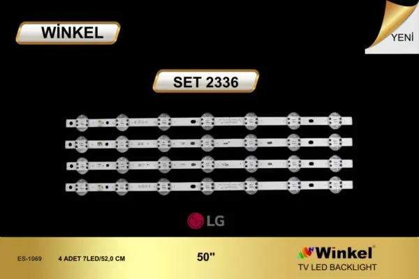 LG 50 inç TV LED bar takımı Winkel SET 2336
