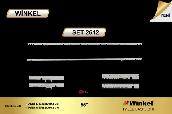 LG 55 inç TV LED bar takımı Winkel SET 2612