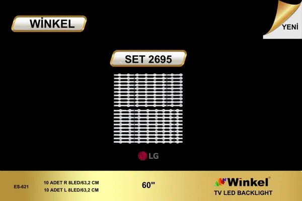 LG 60 inç TV LED bar takımı Winkel SET 2695