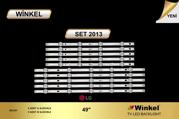 LG inç TV LED bar takımı Winkel SET 2013