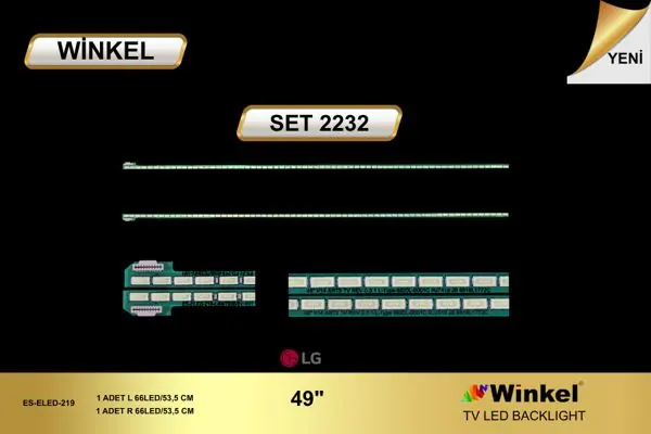 LG  inç TV LED bar takımı Winkel SET 2232