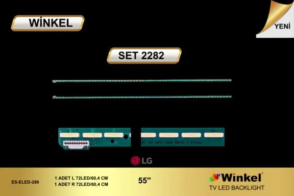 LG inç TV LED bar takımı Winkel SET 2282