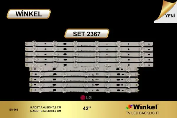 LG  inç TV LED bar takımı Winkel SET 2367