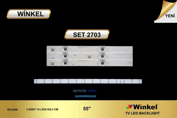 Onvo 55 inç TV LED bar takımı Winkel SET 2703