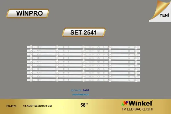 Onvo 58 inç TV LED bar takımı Winpro SET 2541
