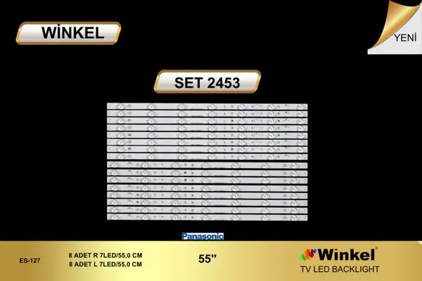 Panasonic 55 inç TV LED bar takımı Winkel SET 2453