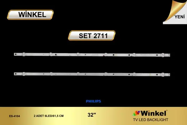 Philips 32 inç TV LED bar takımı Winkel SET 2711