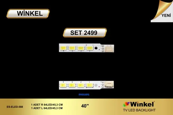 Philips 40 inç TV LED bar takımı Winkel SET 2499