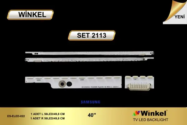 Samsung 40 inç TV LED bar takımı Winkel SET 2113