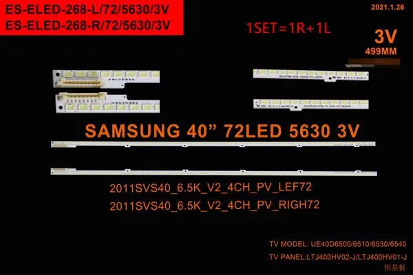Samsung 40 inç TV LED bar takımı Winkel SET 2400
