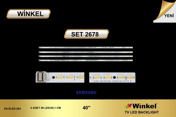Samsung 40 inç TV LED bar takımı Winkel SET 2678