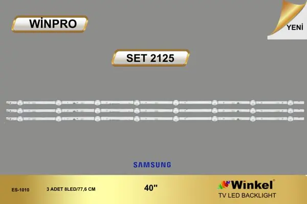 Samsung 40 inç TV LED bar takımı Winpro SET 2125